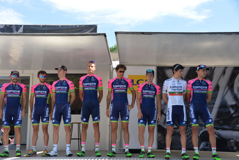 Vuelta 2015: Lampre-Merida brengt acht nationaliteiten aan de start