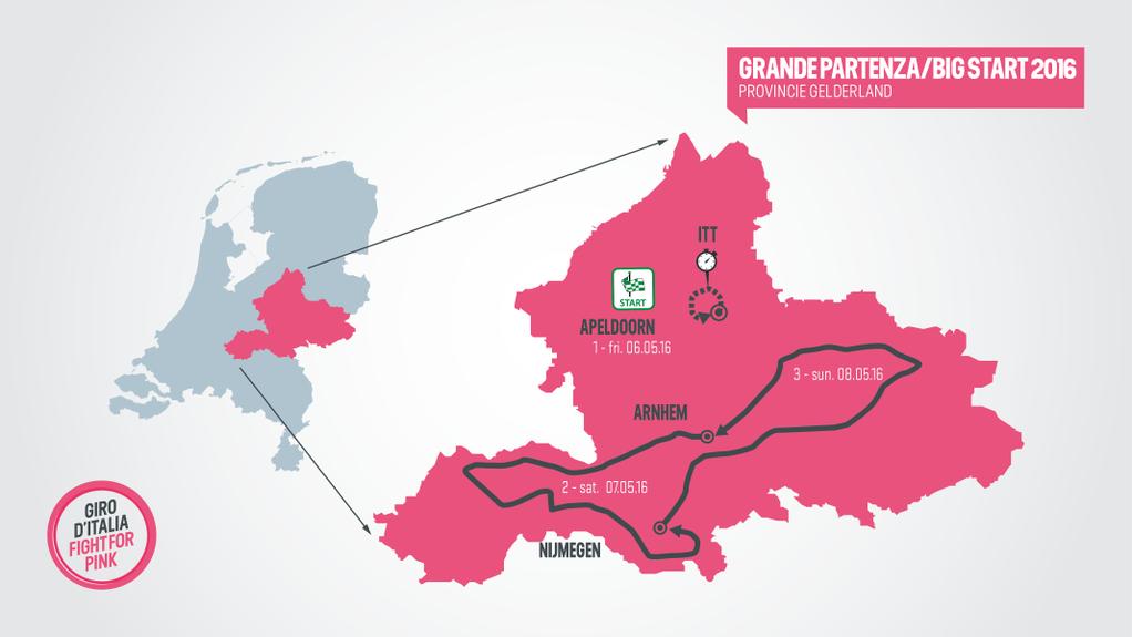 Giro 2016: Openingstijdrit start op wielerbaan van Apeldoorn