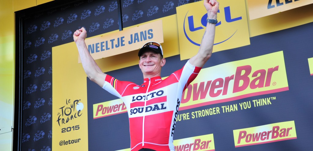 Greipel dankt ploeggenoten na etappezege op Neeltje Jans