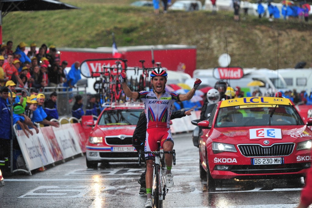 Tour 2015: Joaquim Rodriguez pakt zege op Plateau de Beille