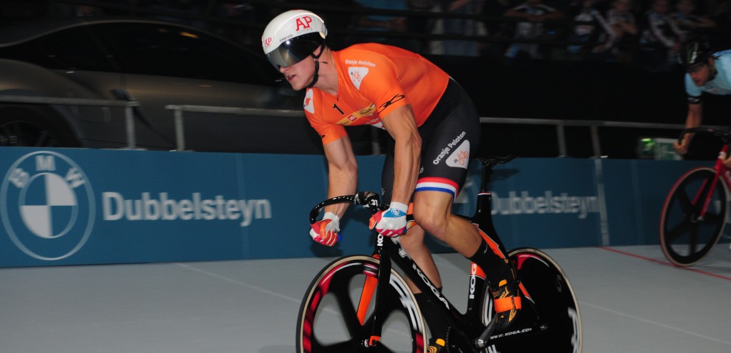 Jeffrey Hoogland verovert goud op Sprint