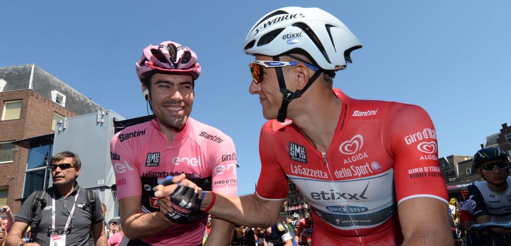 Dumoulin verliest roze aan Kittel: “Die pak ik later wel terug”