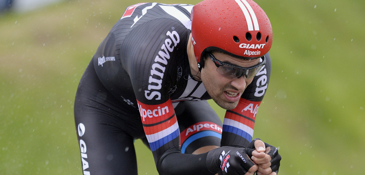 Tom Dumoulin nam geen risico in Chianti-tijdrit