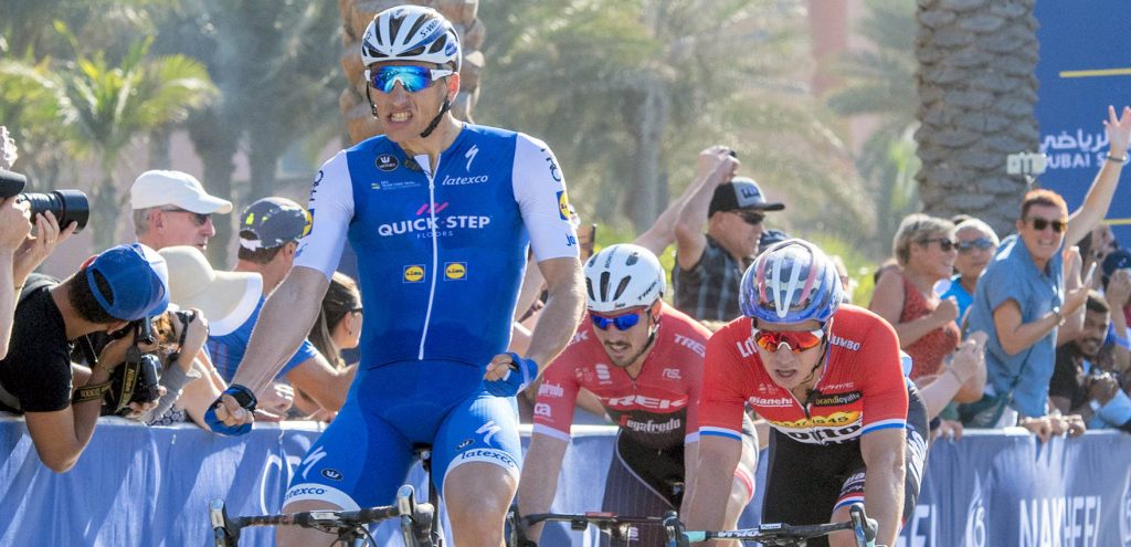 Kittel opent Dubai Tour met dubbelslag, Groenewegen tweede