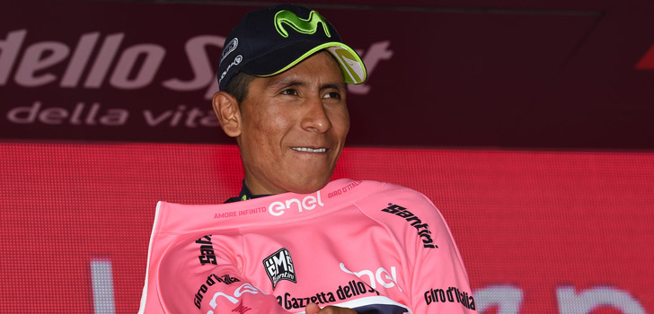 Nairo Quintana: “Zal moeilijk worden om het roze te behouden”