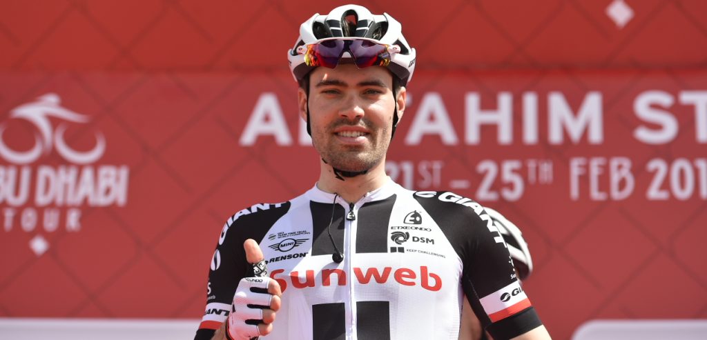 Tom Dumoulin baalt van materiaalpech in Abu Dhabi Tour