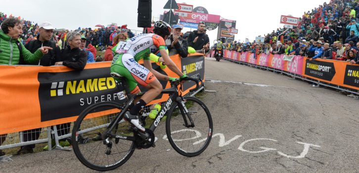 Bardiani-CSF ruilt in 2019 Cipollini-fiets in voor stalen ros van Guerciotti