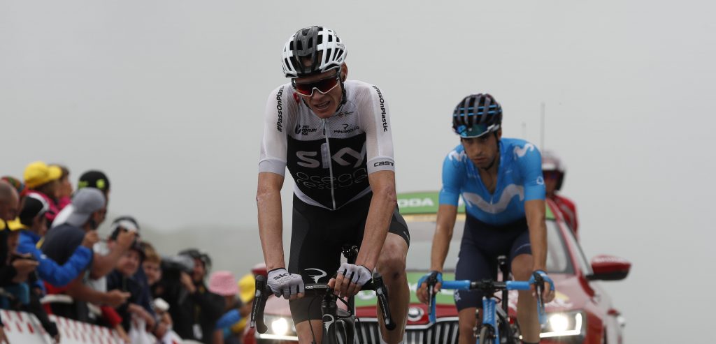 Chris Froome zakt naar plaats drie: “Vanaf nu Geraint Thomas bijstaan”