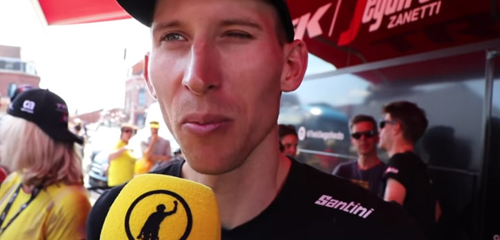 Bauke Mollema viel op de kasseien: “Het had slechter gekund”