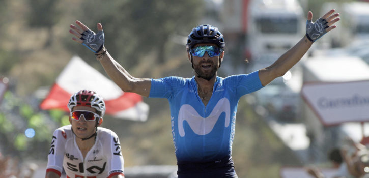 Vuelta 2018: Alejandro Valverde klopt Michal Kwiatkowski in Caminito del Rey