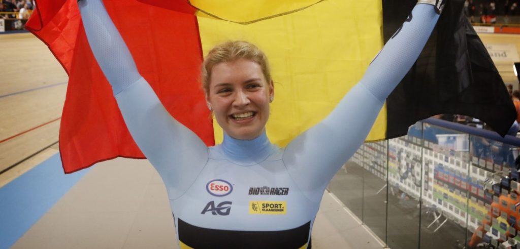 Nicky Degrendele verovert na moeizame periode brons op Keirin