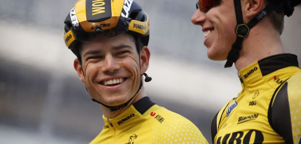 Wout van Aert als kopman Jumbo-Visma in Amstel Gold Race