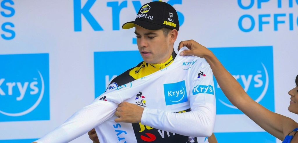 Laatste dag Van Aert in witte trui: “Bernal weegt twintig kilo minder”