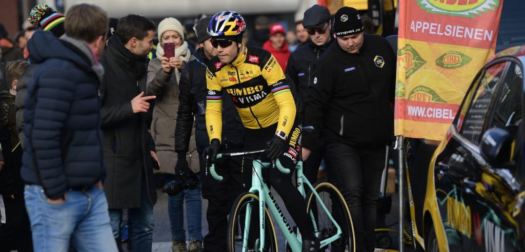 Recordaantal toeschouwers bij comeback Wout van Aert