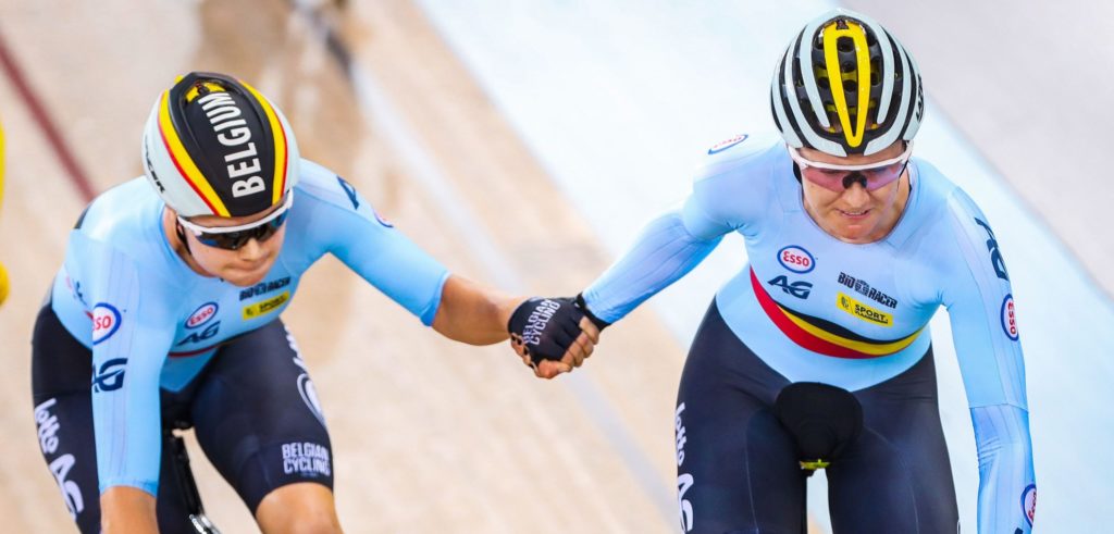 Jolien D’Hoore en Lotte Kopecky vierde op WK Madison