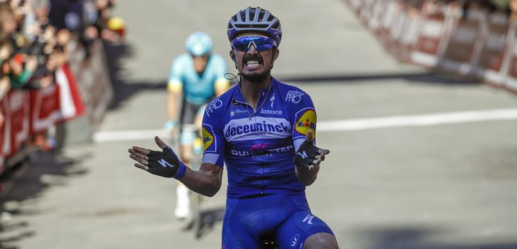 Oud-winnaar Alaphilippe en Vansevenant met Soudal Quick-Step in Strade Bianche