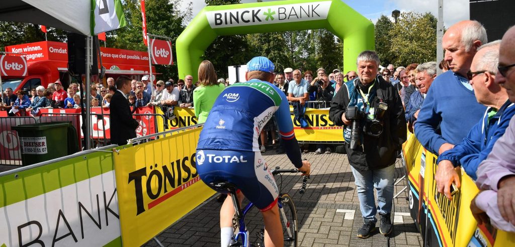 Aalter verzorgt ook de start van de donderdagetappe BinckBank Tour