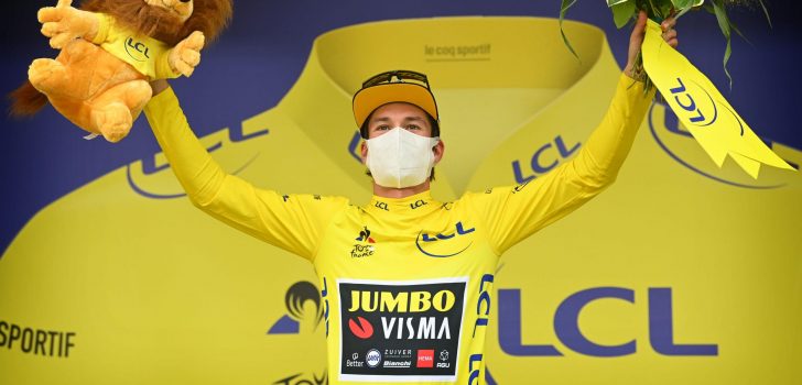 Roglic na eerste dag in het geel: “Het was behoorlijk nerveus”