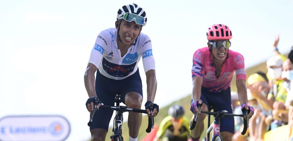 Verliezer van de dag Egan Bernal berust in nederlaag: “Anderen waren sterker”