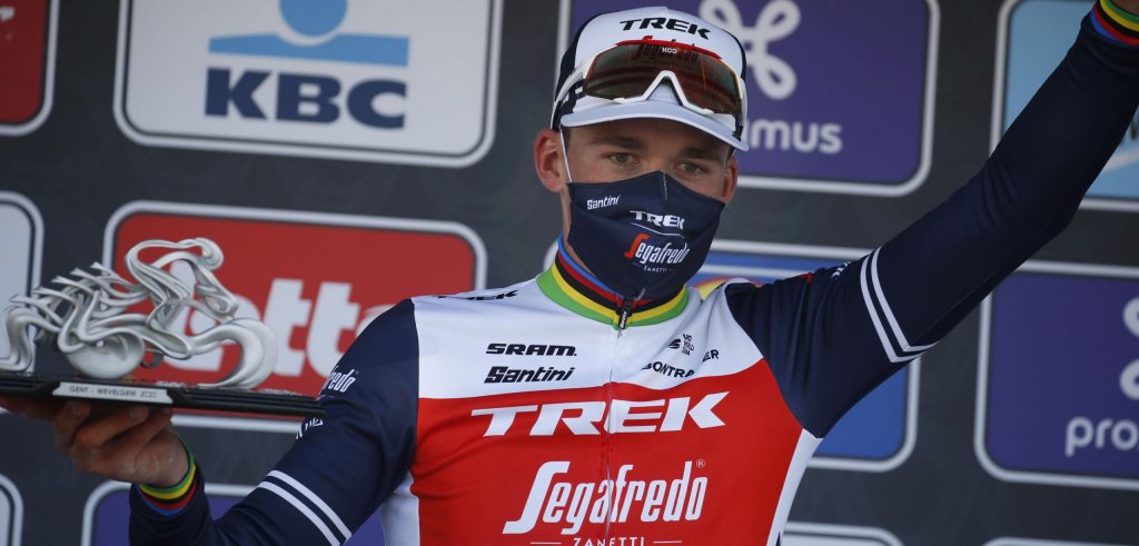 Mads Pedersen: “Ik hoopte dat Van der Poel en Van Aert het gat dichtreden”