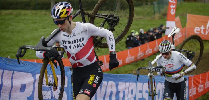 ‘Roomie’ Van Aert voor het WK is ploegmaat van Van der Poel