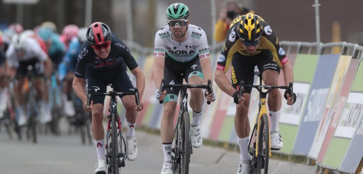 Wout van Aert is met nipt verschil de beste in de Amstel Gold Race