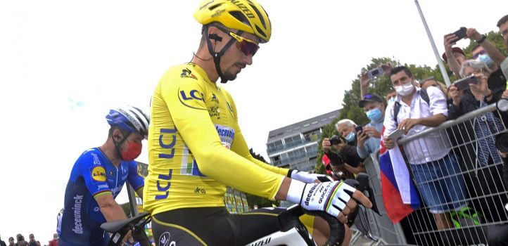 Geletruidrager Alaphilippe: “Ik wil van elke seconde genieten”