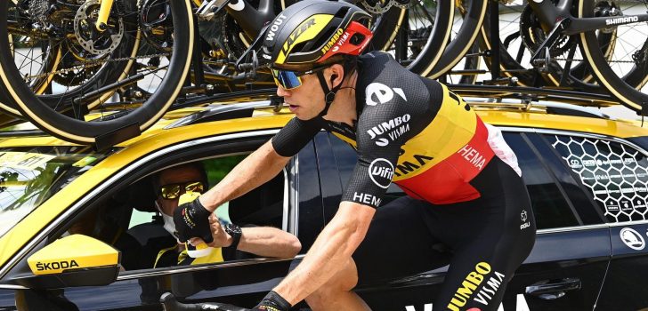 Wout van Aert strandt op plaats twee: “Motiverend voor de komende dagen”