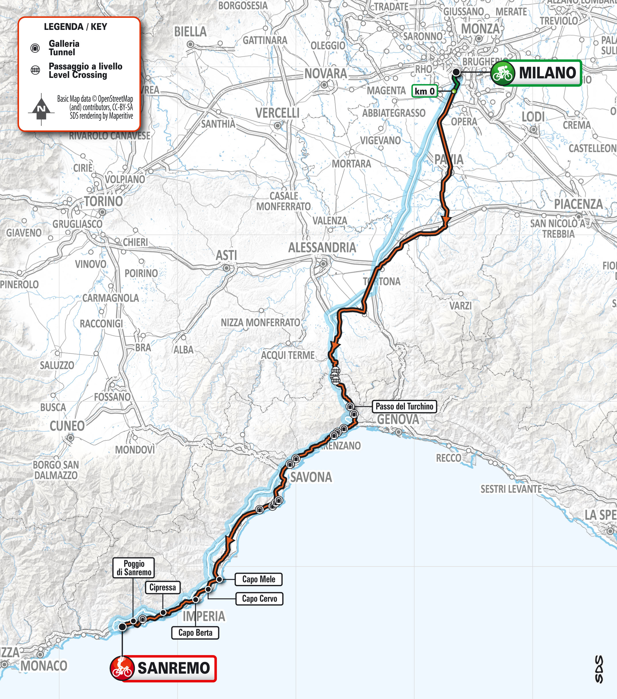 Turchino na twee jaar terug in parcours MilaanSan Remo WielerFlits