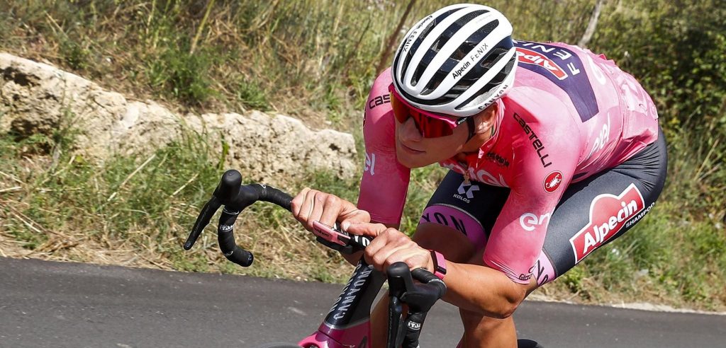 Mathieu van der Poel raakt roze trui kwijt op Etna: “Hoofddoel is nu ritzeges”