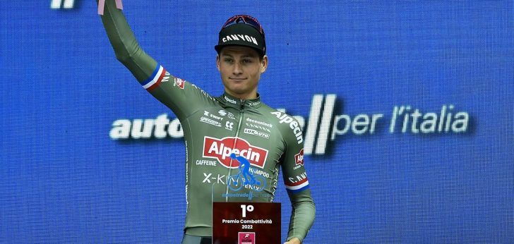 Giro 2022: Mathieu van der Poel verkozen tot strijdlustigste renner