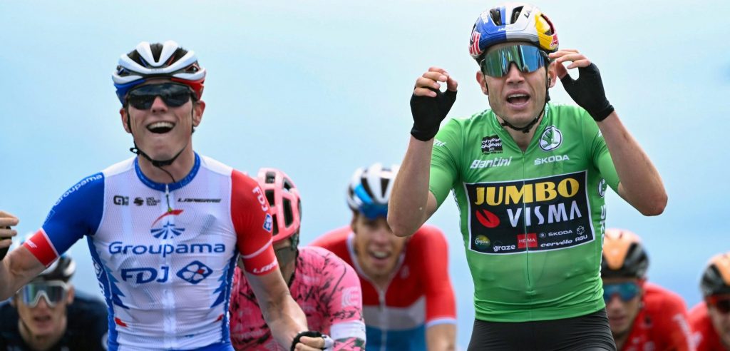 Wout van Aert juicht te vroeg in Dauphiné: “Ik schaam me”