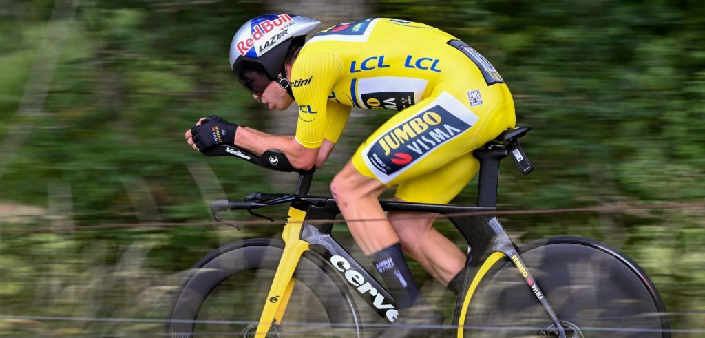 Wout van Aert na nipte nederlaag tegen Ganna in Dauphiné: “Eerlijke tijdrit”