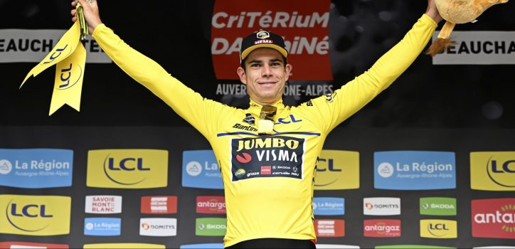 Van Aert begint met zege aan Dauphiné: “Hopelijk kunnen we die lijn doortrekken”