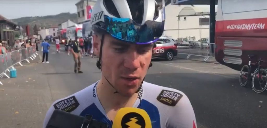 Fabio Jakobsen: “Zo hard mogelijk geroepen dat Florian moest sprinten”