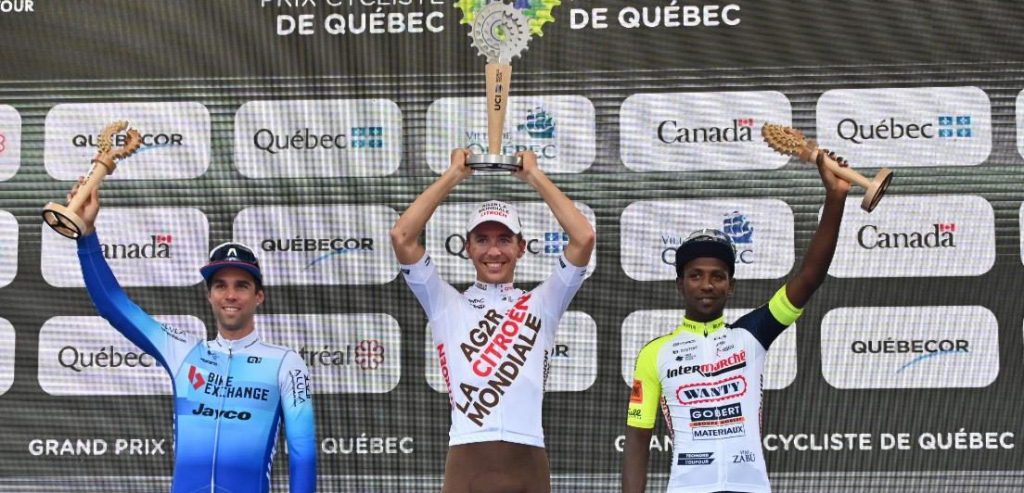 Biniam Girmay blij met podium in GP Québec: “Deelnemersveld was zeer sterk”