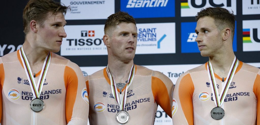 Nederlandse teamsprinters verliezen strijd om WK-goud