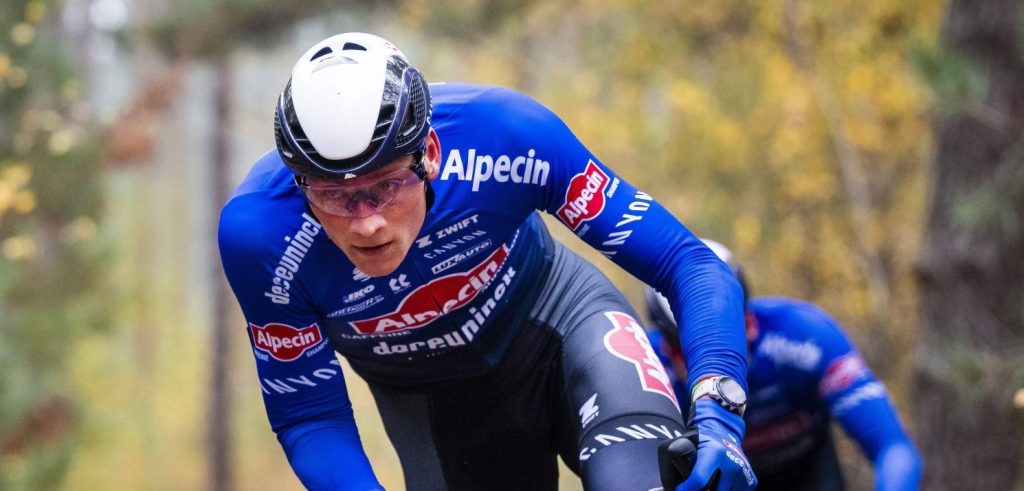 Mathieu van der Poel uitgeschakeld voor de zege in Superprestige Boom na val op knie