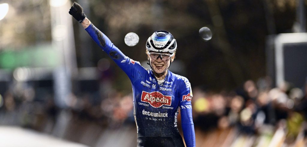 Puck Pieterse houdt Shirin van Anrooij af en grijpt zege in Superprestige Diegem