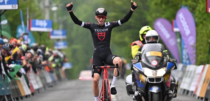 Yannis Voisard verrast de favorieten in Ronde van Hongarije, Thibau Nys tweede