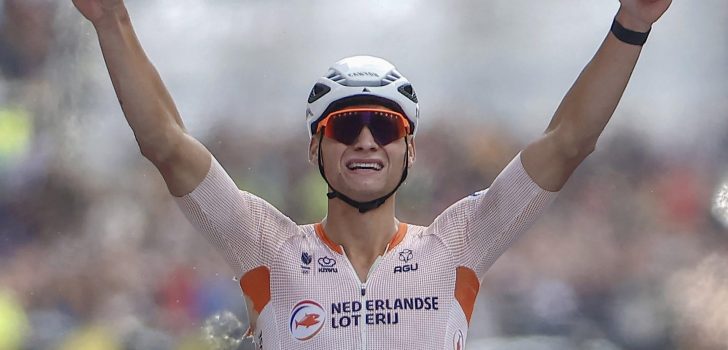 WK 2023: Wielerwereld massaal onder de indruk van straffe wereldtitel Mathieu van der Poel