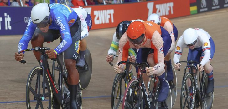 WK 2023: Colombiaan Quintero houdt Harrie Lavreysen van vierde wereldtitel keirin (en record)