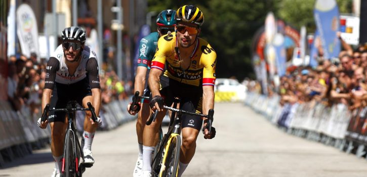 Primoz Roglic slaat dubbelslag in eerste bergrit Ronde van Burgos