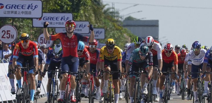 Olav Kooij ‘slechts’ vijfde in opener Tour of Guangxi: “Niet de benen voor de zege”