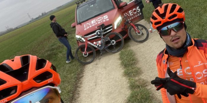 Pidcock en De Plus testen alvast de gravelwegen van Tourrit rond Troyes