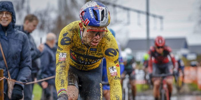 Wout van Aert won niet al te vaak bij zijn rentree in het veld