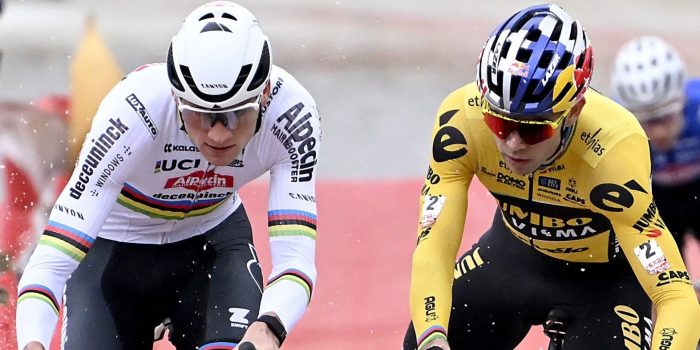 Mathieu van der Poel vs. Wout van Aert: in welke wedstrijden rijden ze tegen elkaar?