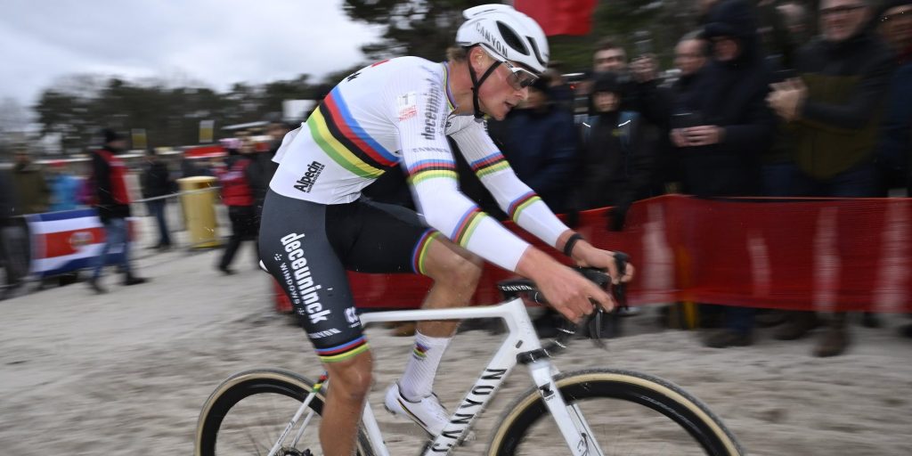 Mathieu van der Poel voor eerste gevecht met de Grote Drie: “Parcours is toch wel anders dan gisteren”