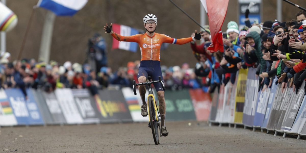 La phénoménale Fem van Empel prolonge son titre mondial de cyclocross à Tábor, Laura Verdonschot figure dans le top cinq