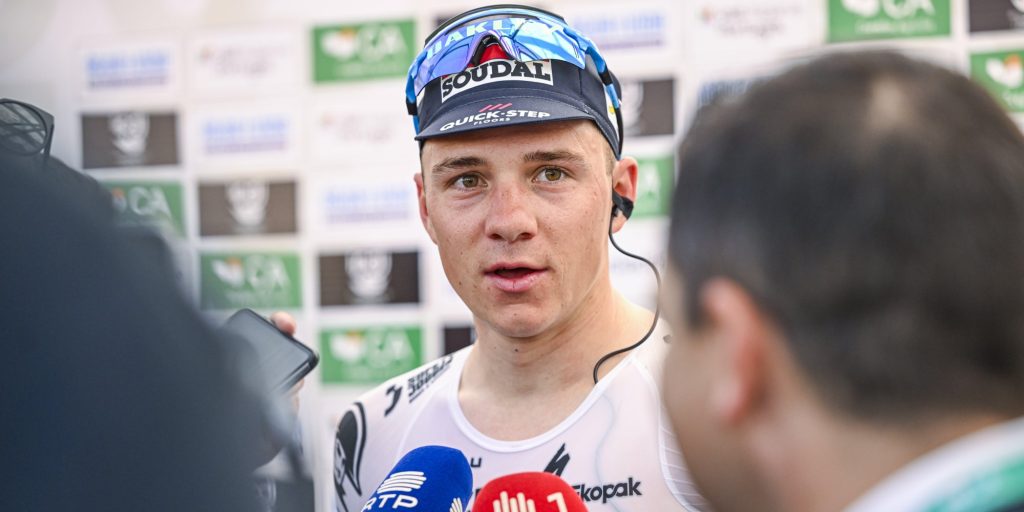 Remco Evenepoel won tijdrit met 62-voorblad: “Hebben we ‘gepikt’ van Victor Campenaerts”